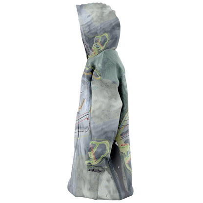 Ski Sundown, Connecticut Ski Trail Map - Snug Hoodie