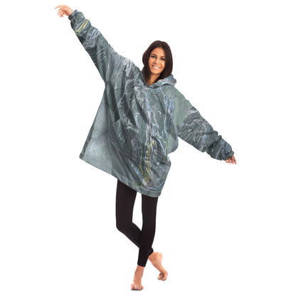 Panorama, British Columbia Ski Trail Map - Snug Hoodie - Powderaddicts