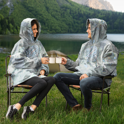 Lutsen Mountains, Minnesota Ski Trail Map - Snug Hoodie - Powderaddicts