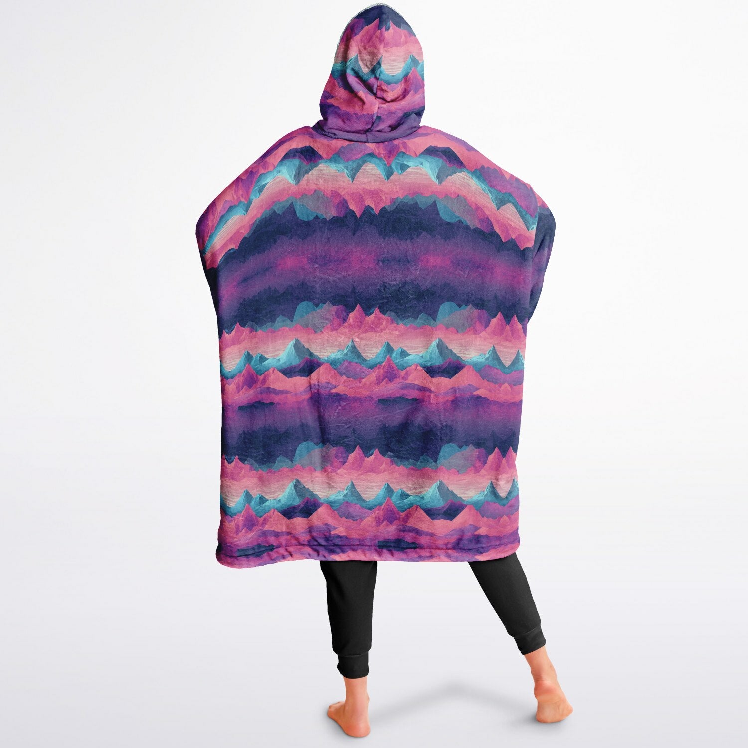 Powder Mountain, Utah Ski Resort Map Reversible Snug Hoodie