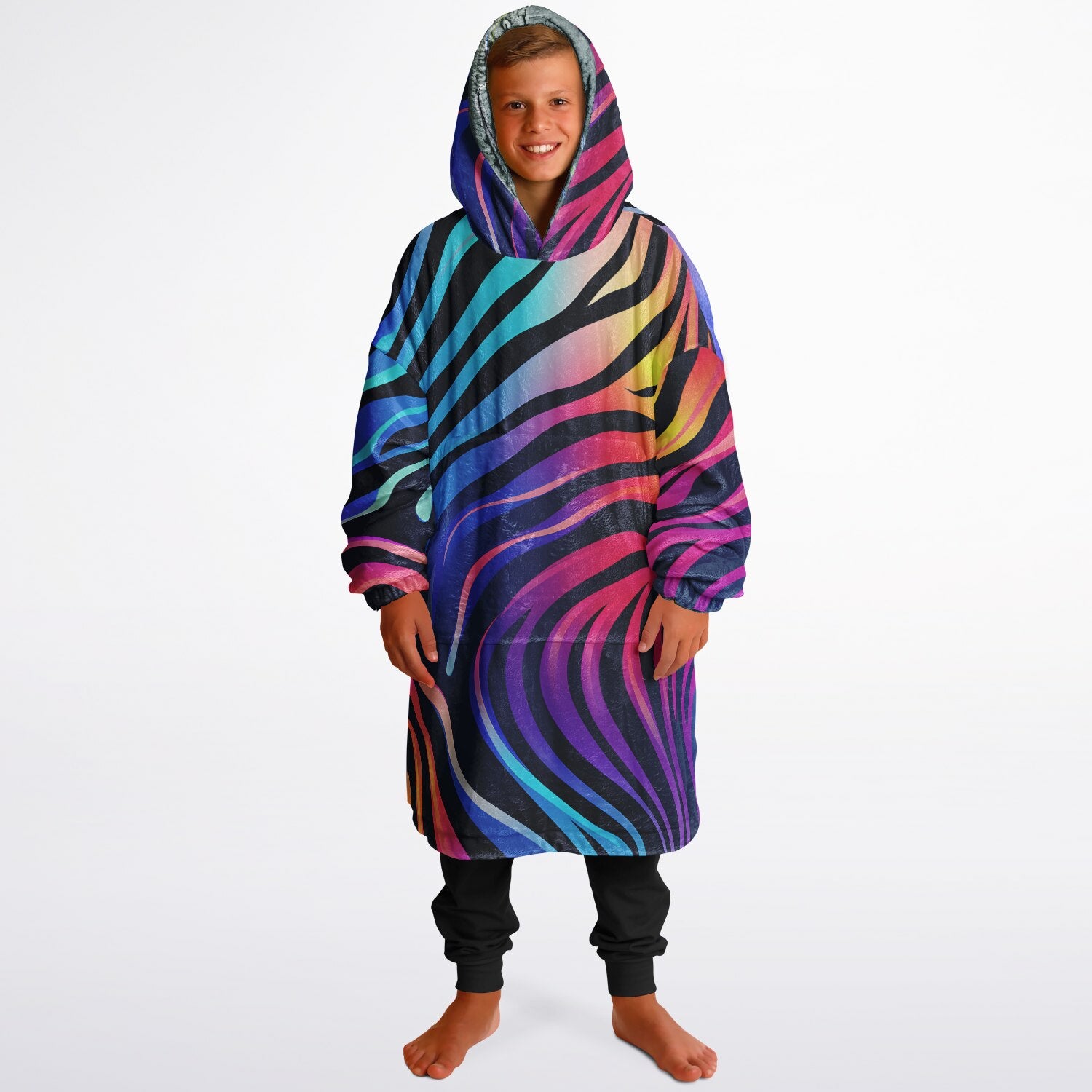 Cannon Mountain, New Hampshire Ski Resort Map Youth Reversible Snug Hoodie