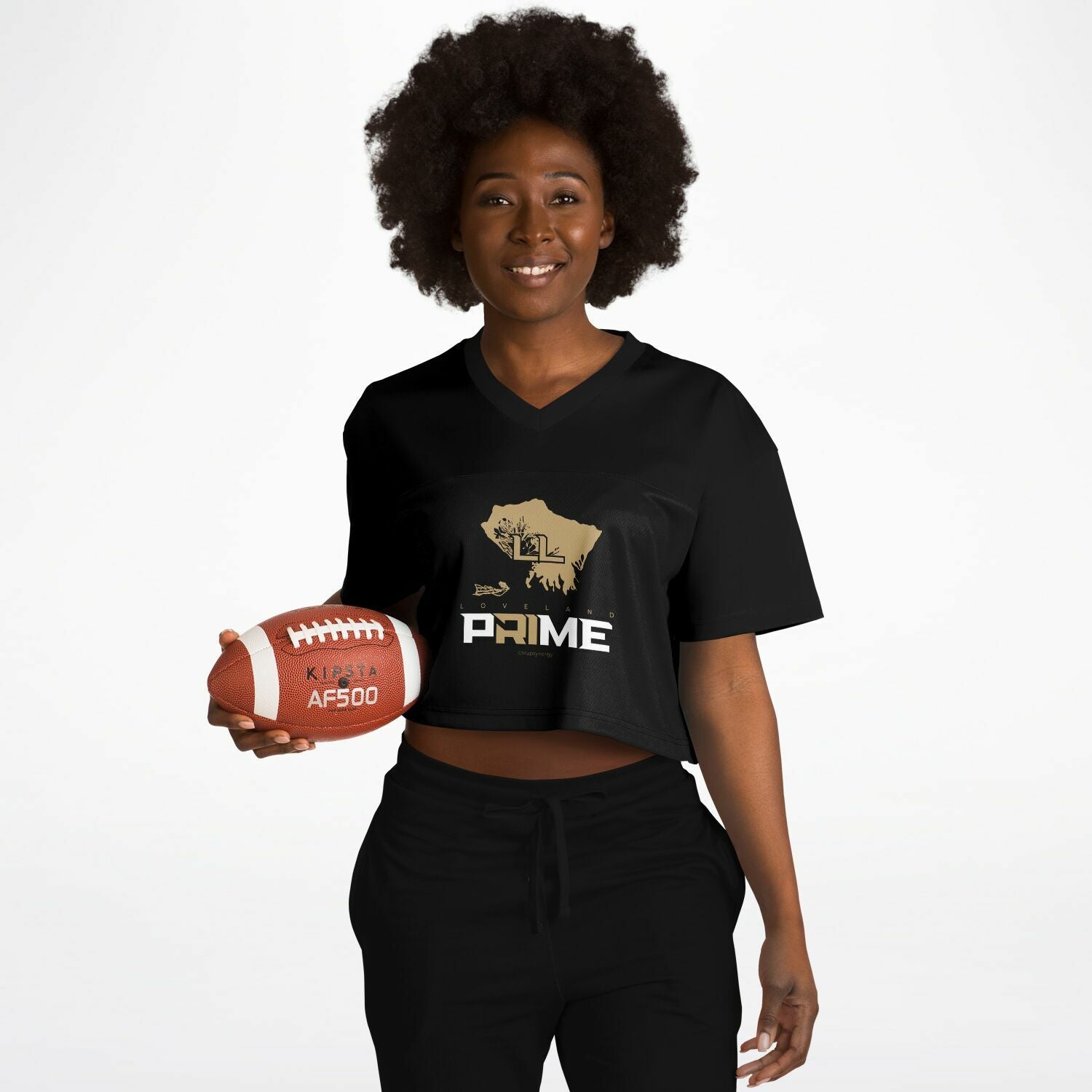 Prime Loveland, Colorado Cropped Football Jersey