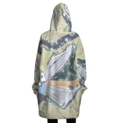 Boston Mills, Ohio Ski Trail Map - Snug Hoodie - Powderaddicts
