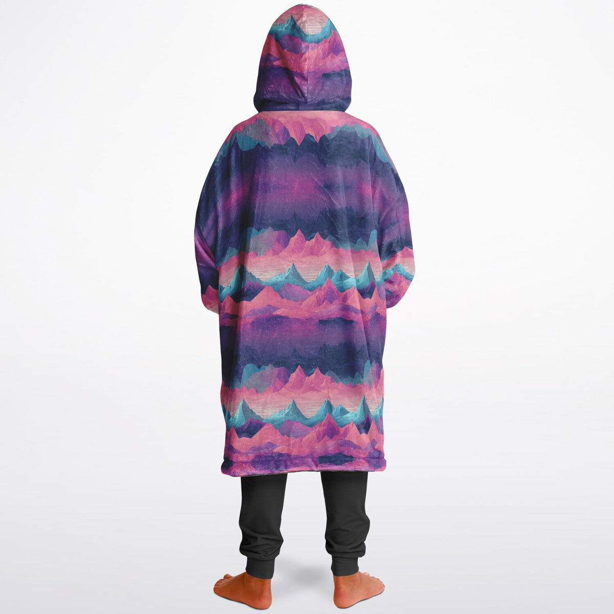 Powder Mountain, Utah Ski Resort Map Youth Reversible Snug Hoodie