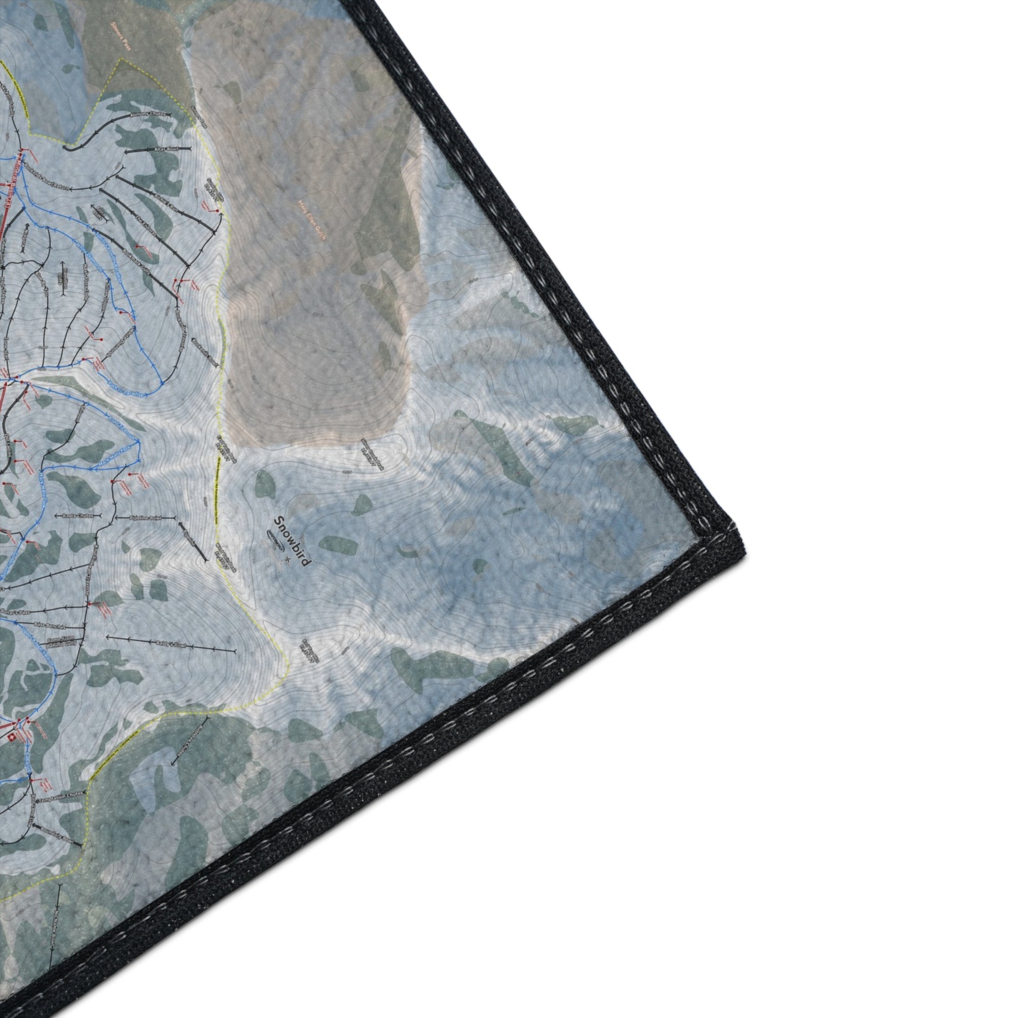 Snowbird, Utah Ski Resort Map Heavy Duty Floor Mat