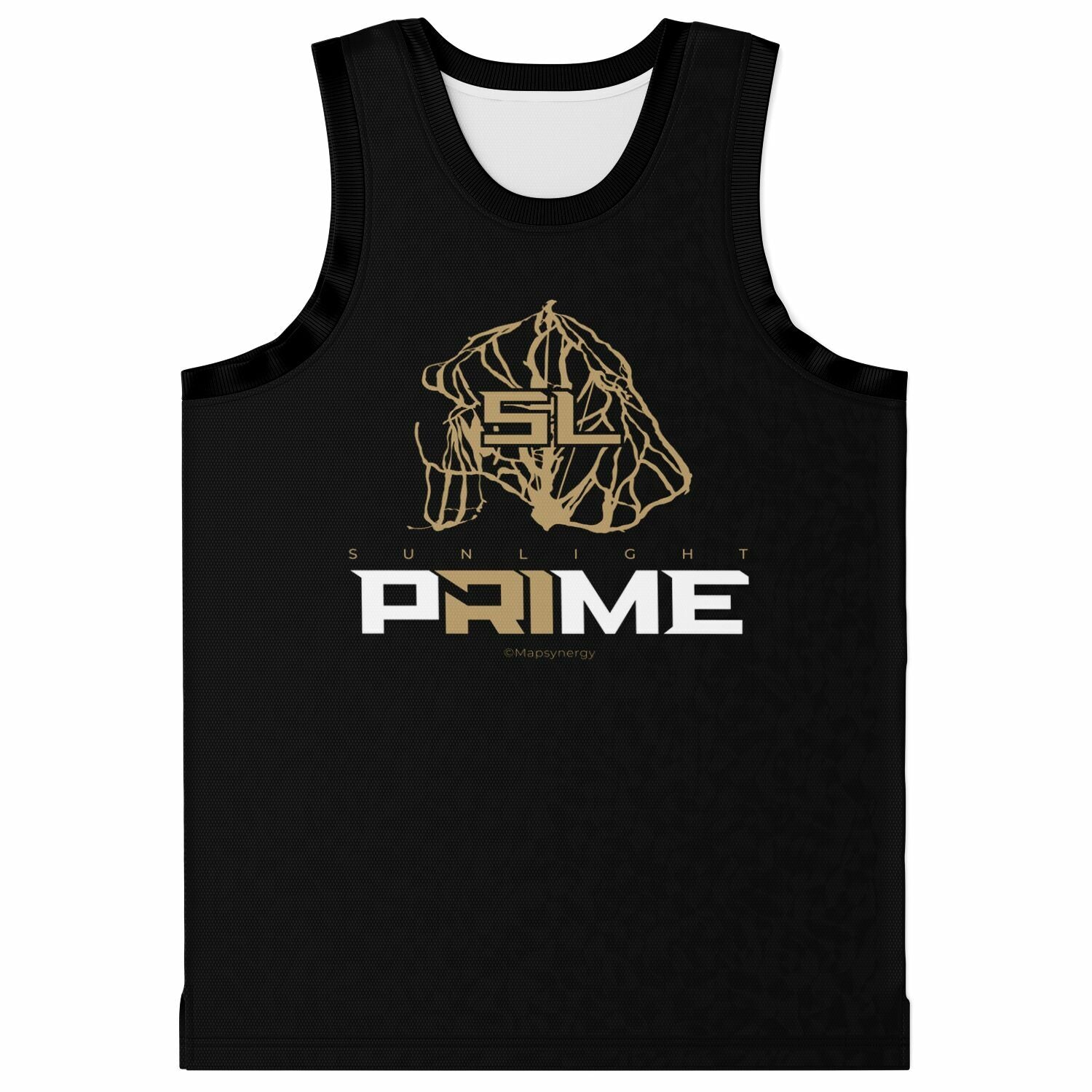 Prime Sunlight Mountain Resort, Colorado Ski Trail Map Basketball Jersey