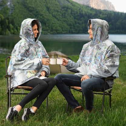 Afton Alps, Minnesota Ski Trail Map - Snug Hoodie
