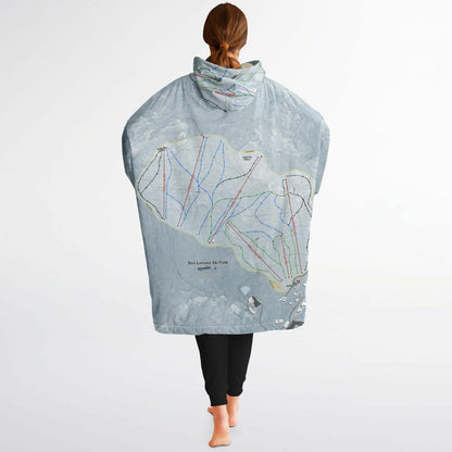 Ben Lomond Ski Resort, Australia Ski Trail Map - Snug Hoodie - Powderaddicts