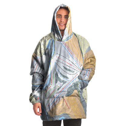 Brandywine, Ohio Ski Trail Map - Snug Hoodie