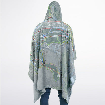 Flannel Blanket Poncho - AOP