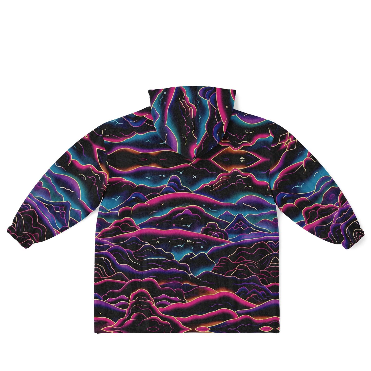 Powder Mountain, Utah Ski Resort Map Youth Reversible Snug Hoodie