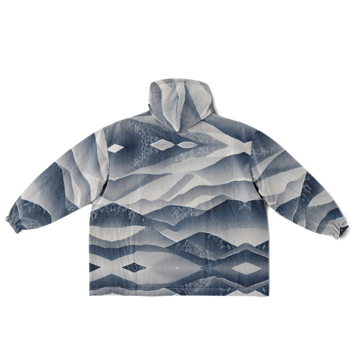 Powder Mountain, Utah Ski Resort Map Reversible Snug Hoodie