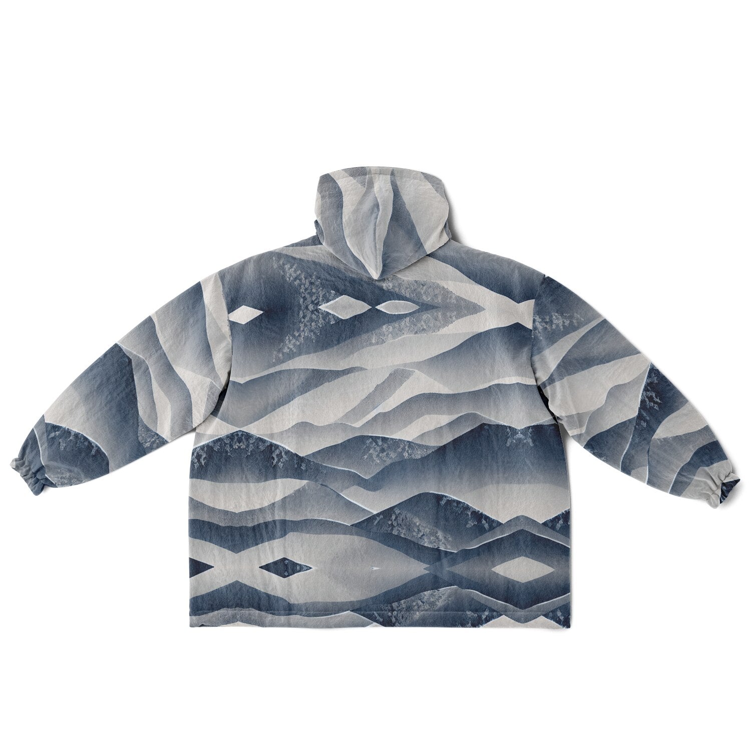 Powder Mountain, Utah Ski Resort Map Reversible Snug Hoodie