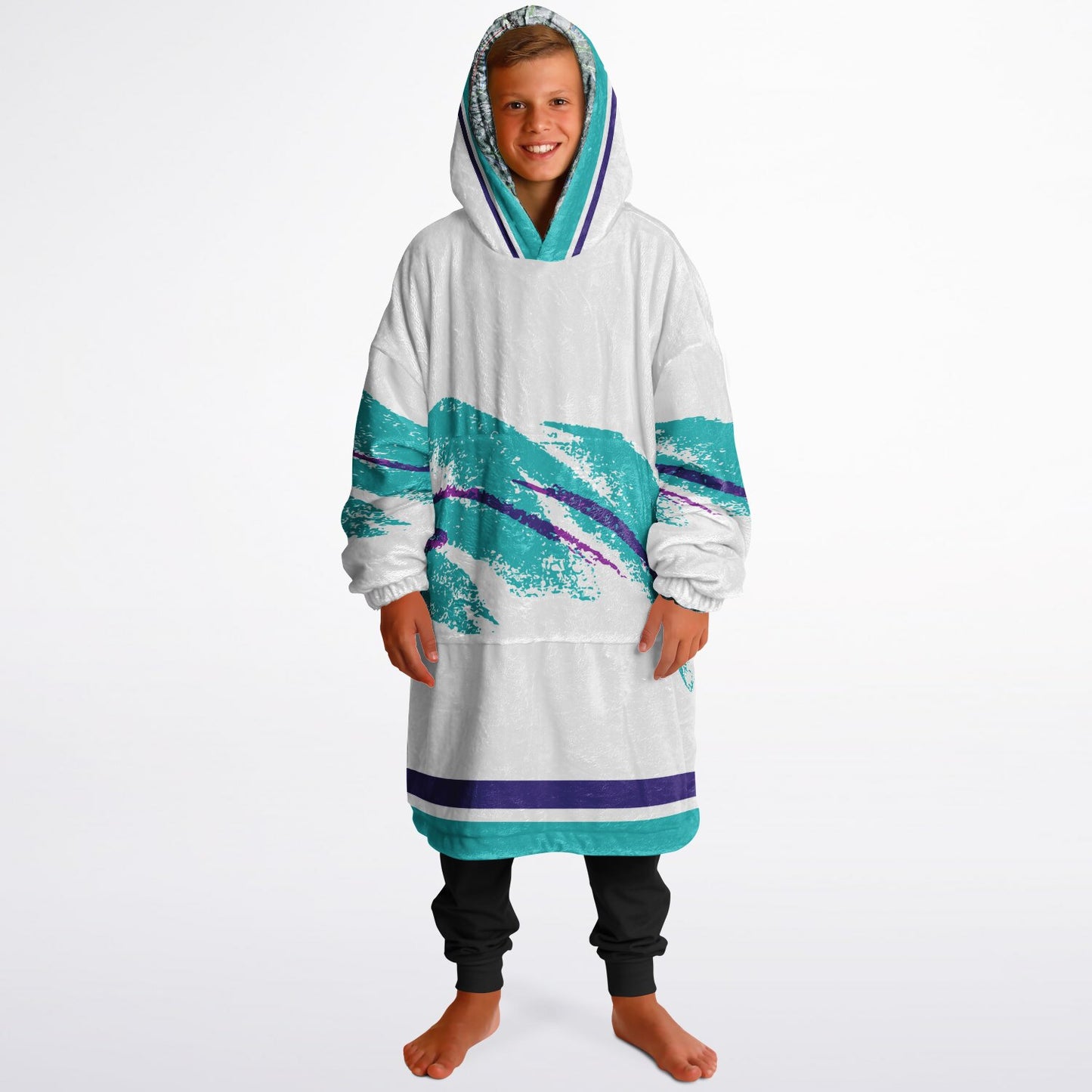 Powder Mountain, Utah Ski Resort Map Youth Reversible Snug Hoodie