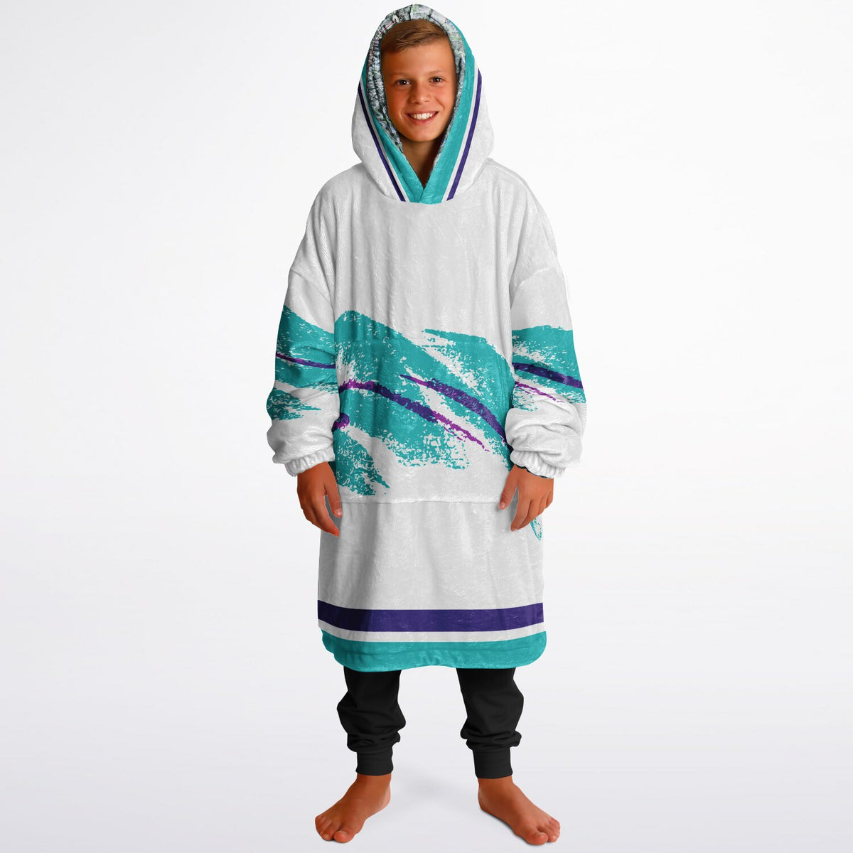 Powder Mountain, Utah Ski Resort Map Youth Reversible Snug Hoodie