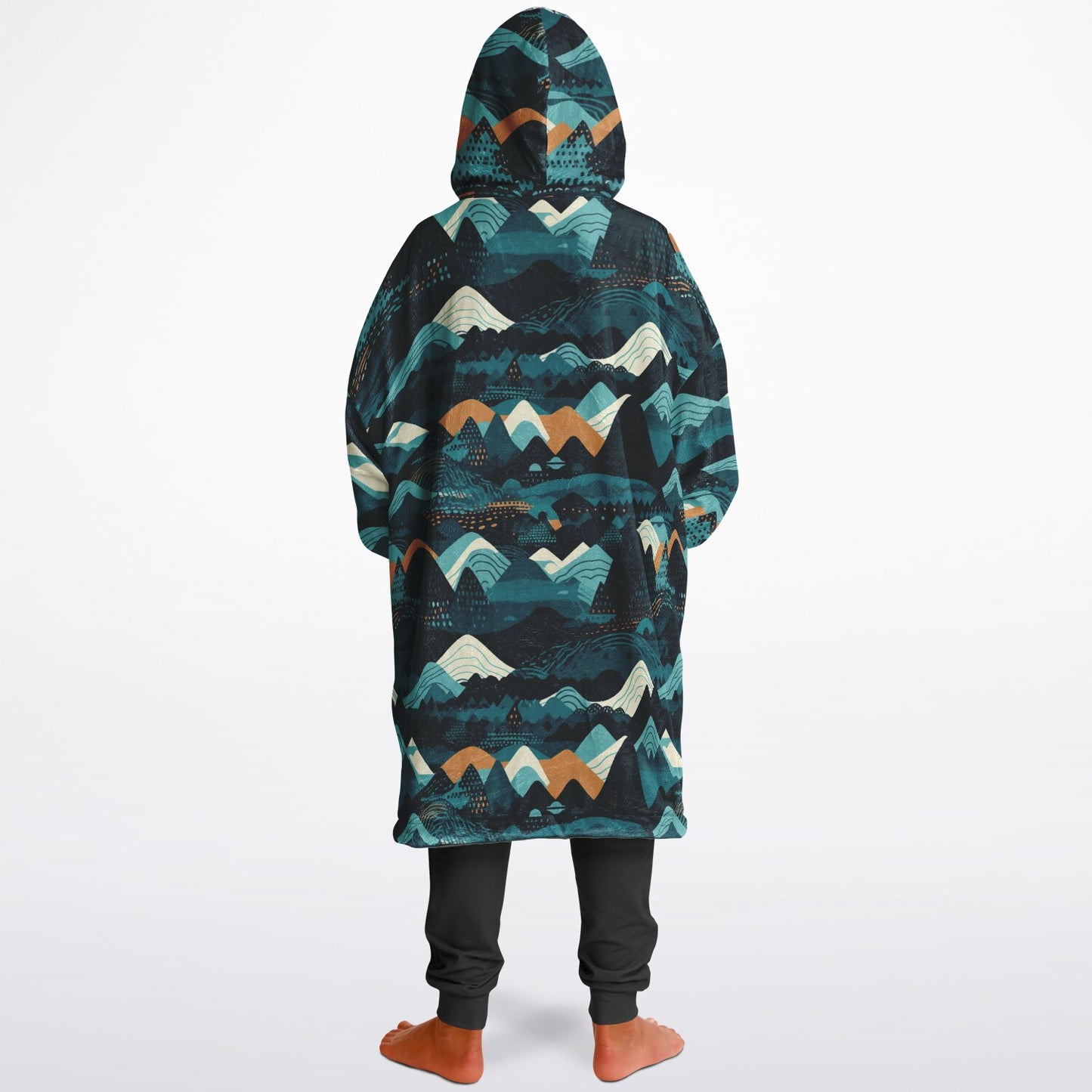 Waterville Valley, New Hampshire Ski Resort Map Reversible Snug Hoodie
