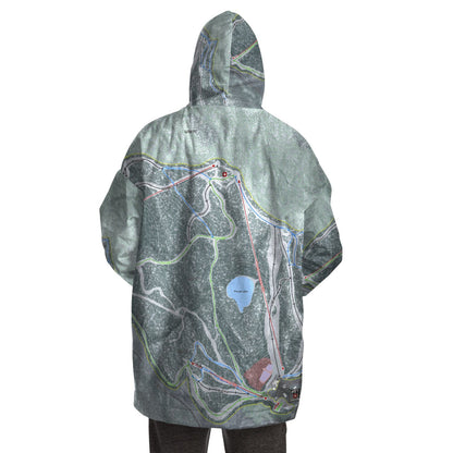 Middlebury Snow Bowl, Vermont Ski Trail Map - Snug Hoodie