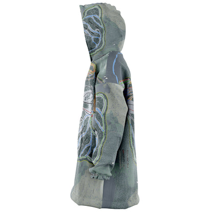 Suicide Six, Vermont Ski Trail Map - Snug Hoodie