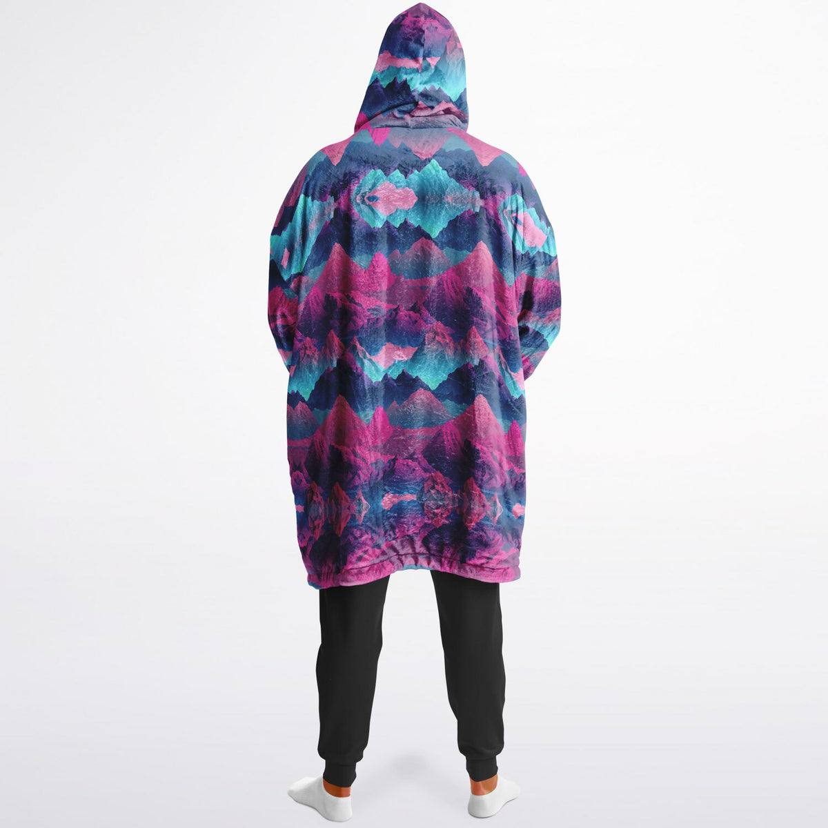 Powder Mountain, Utah Ski Resort Map Reversible Snug Hoodie