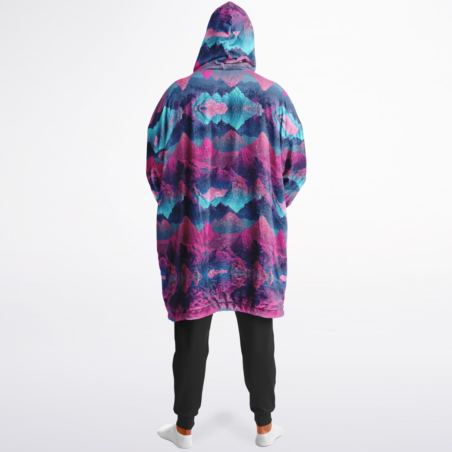 Powder Mountain, Utah Ski Resort Map Reversible Snug Hoodie