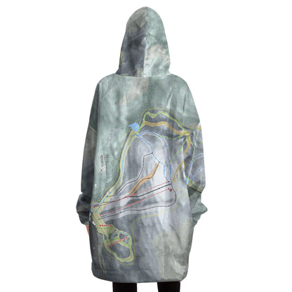 Ski Sundown, Connecticut Ski Trail Map - Snug Hoodie