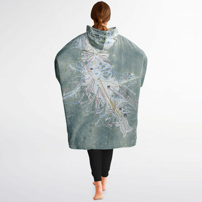 Mount Buller, Australia Ski Trail Map - Snug Hoodie - Powderaddicts