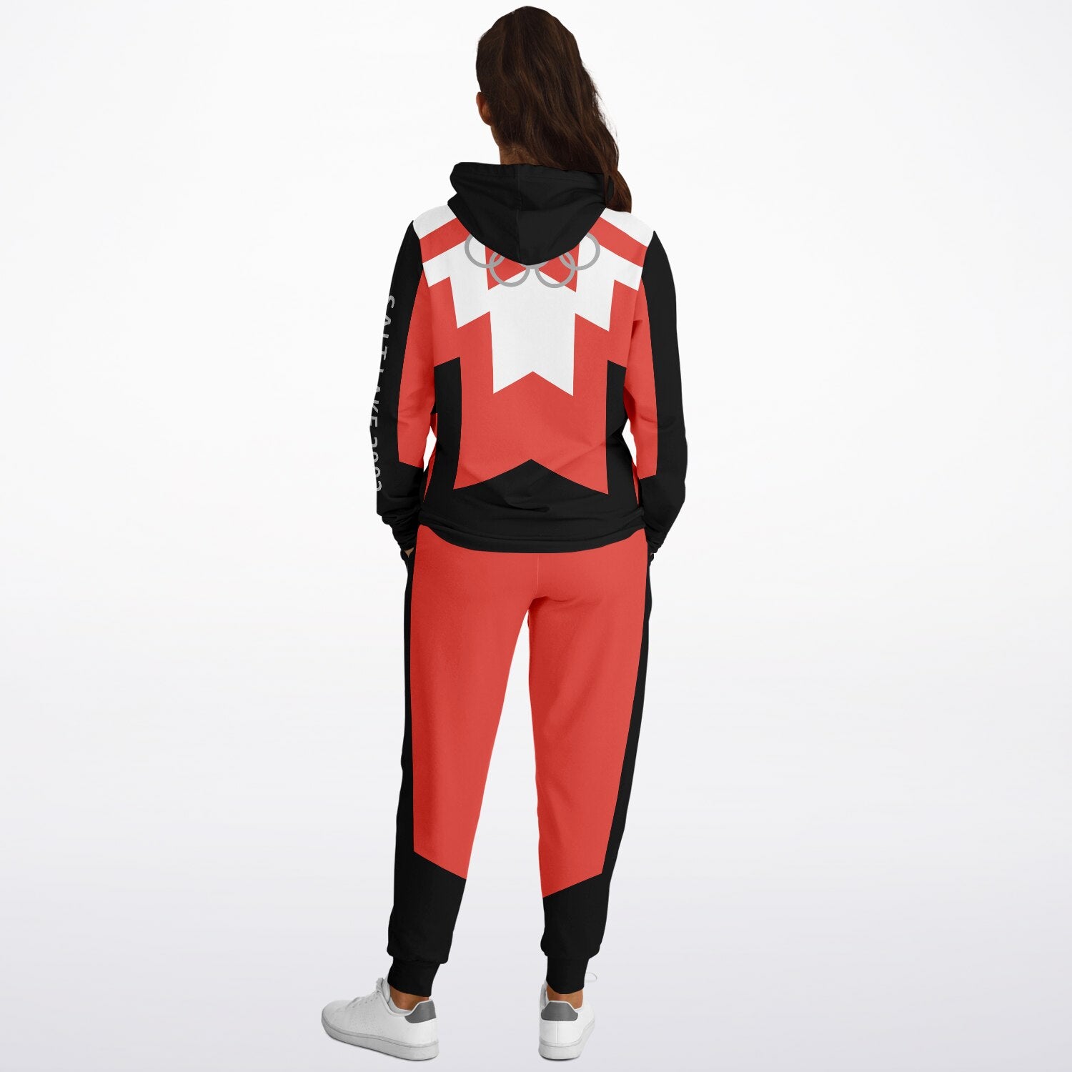 The Salt Lake 2002 Olympics Uniforms Hoodie & Jogger - Red