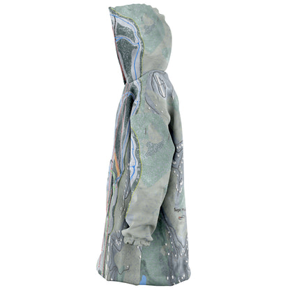 Sugar Mountain, North Carolina Ski Trail Map - Snug Hoodie - Powderaddicts