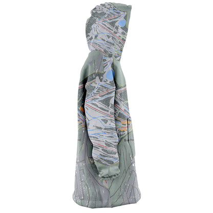 Brian Head, Utah Ski Trail Map - Snug Hoodie - Powderaddicts