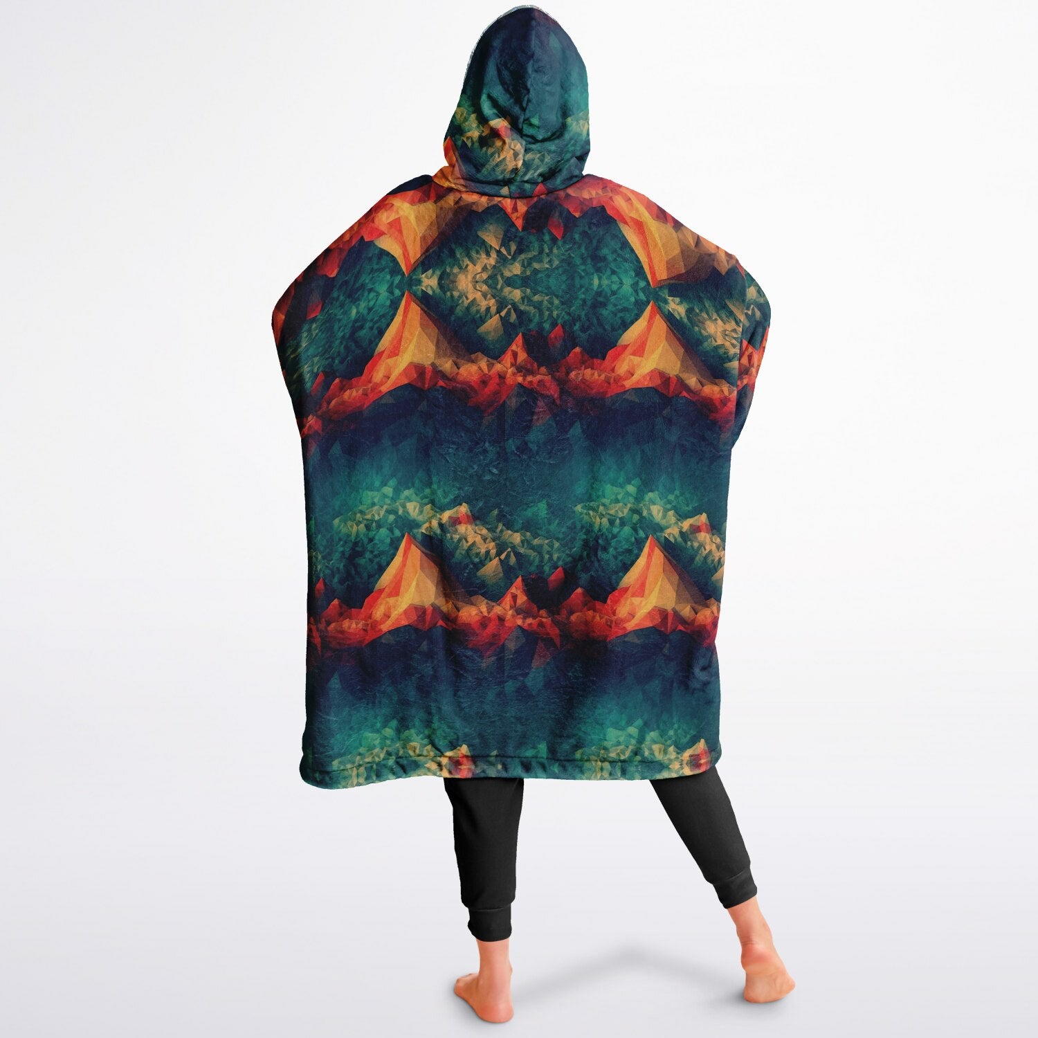 Powder Mountain, Utah Ski Resort Map Reversible Snug Hoodie