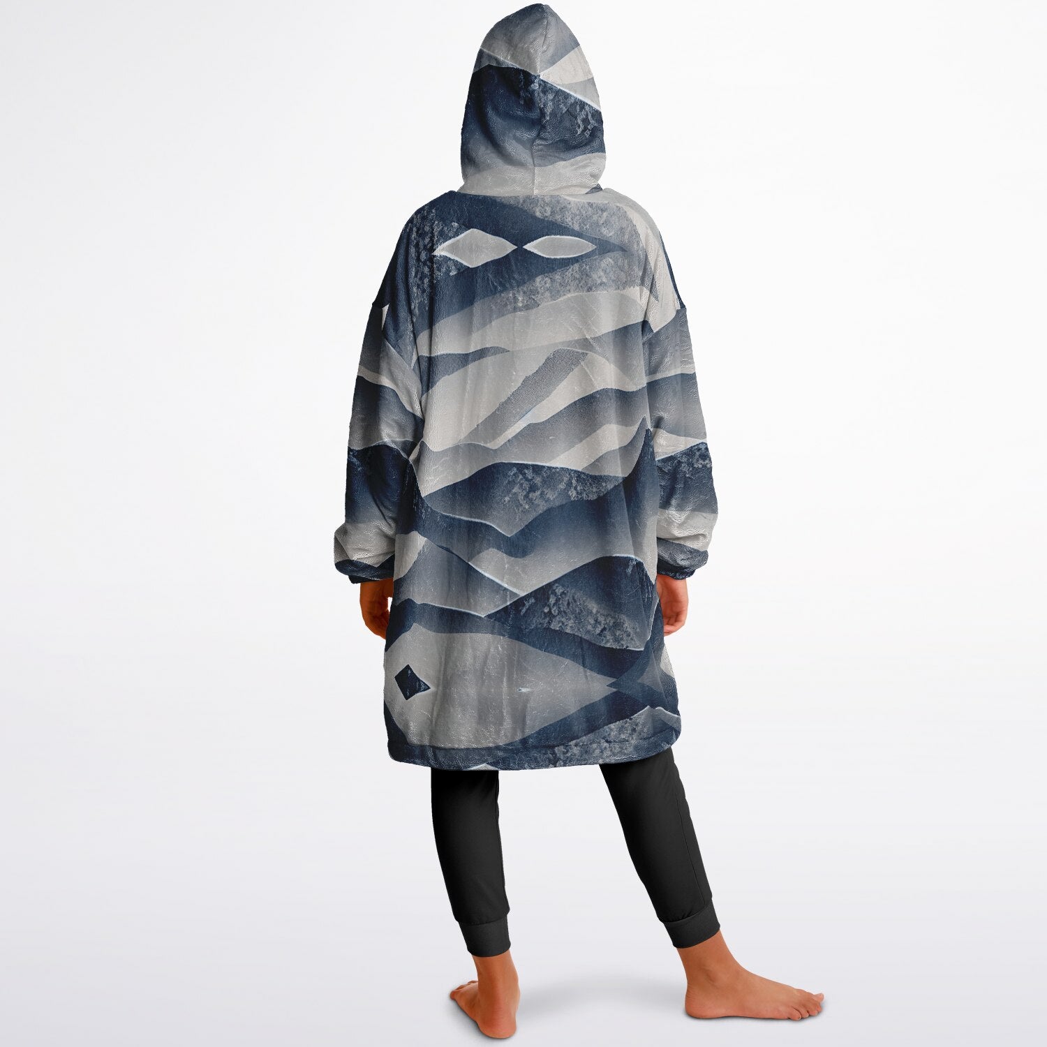 Powder Mountain, Utah Ski Resort Map Youth Reversible Snug Hoodie