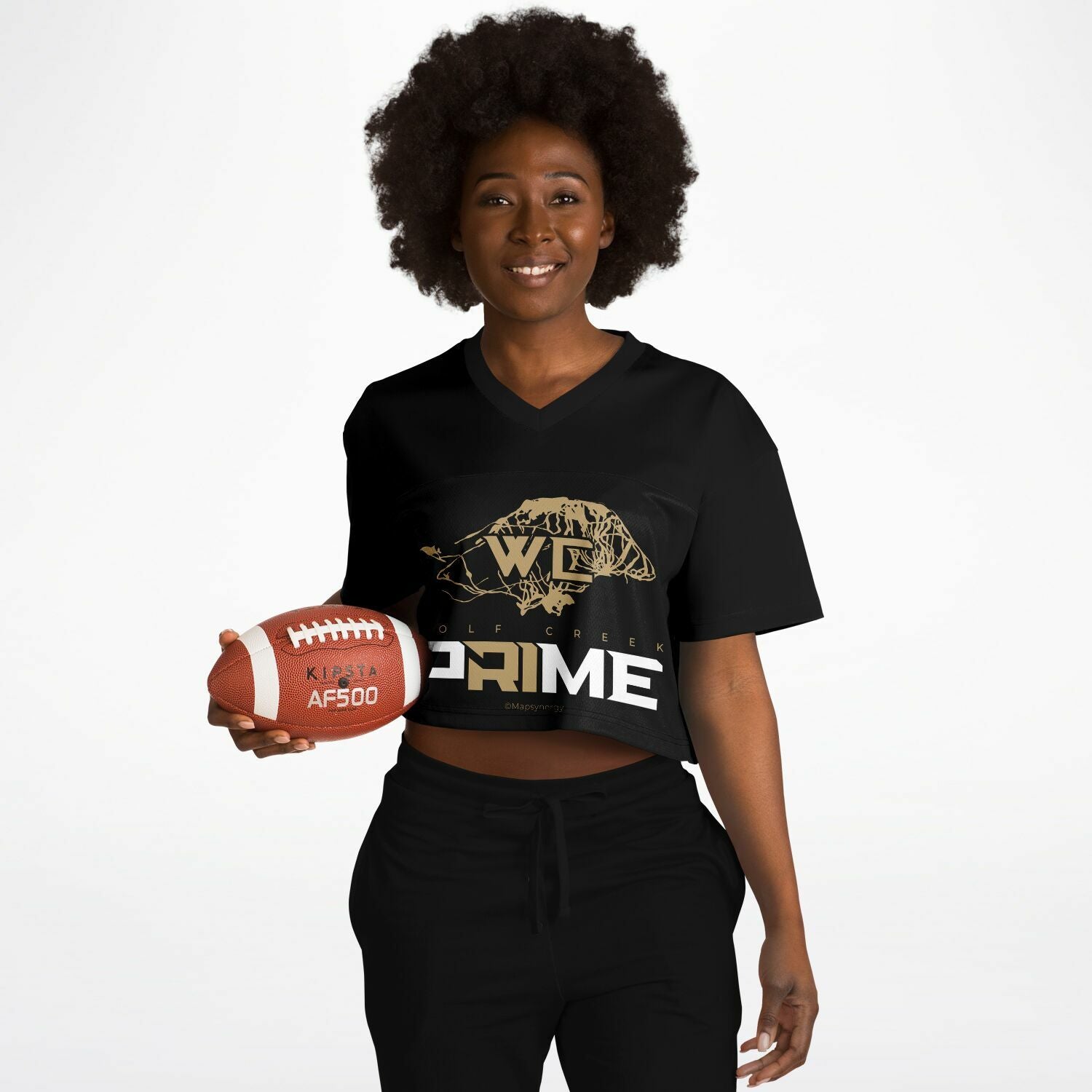 Prime Wolf Creek, Colorado Cropped Football Jersey