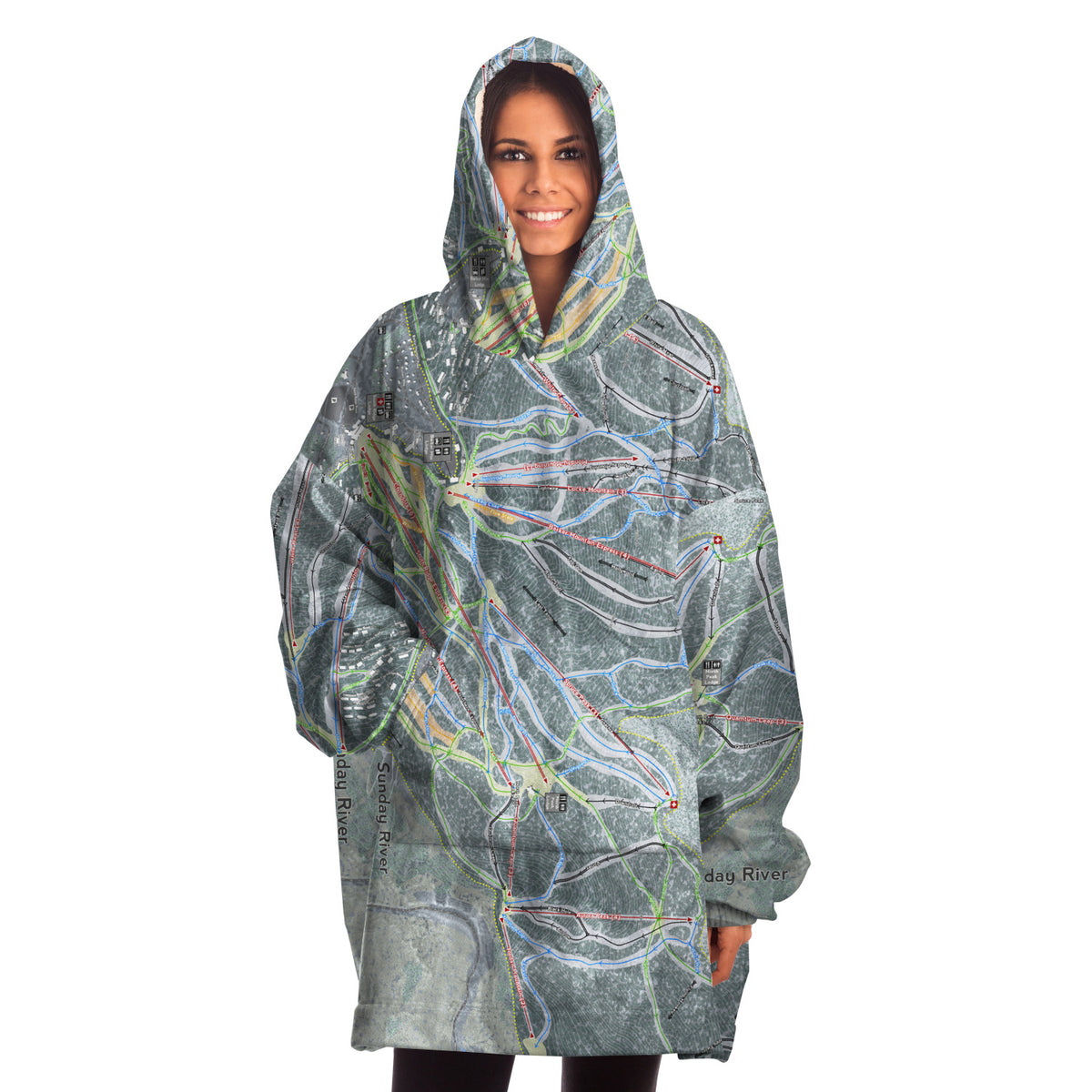 Map fishing online hoodie
