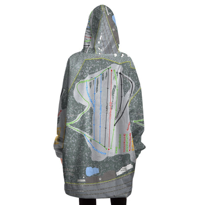 Woodward Park City, Utah Ski Trail Map - Snug Hoodie