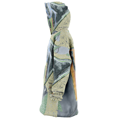 Nordic Mountain, Wisconsin Ski Trail Map - Snug Hoodie - Powderaddicts