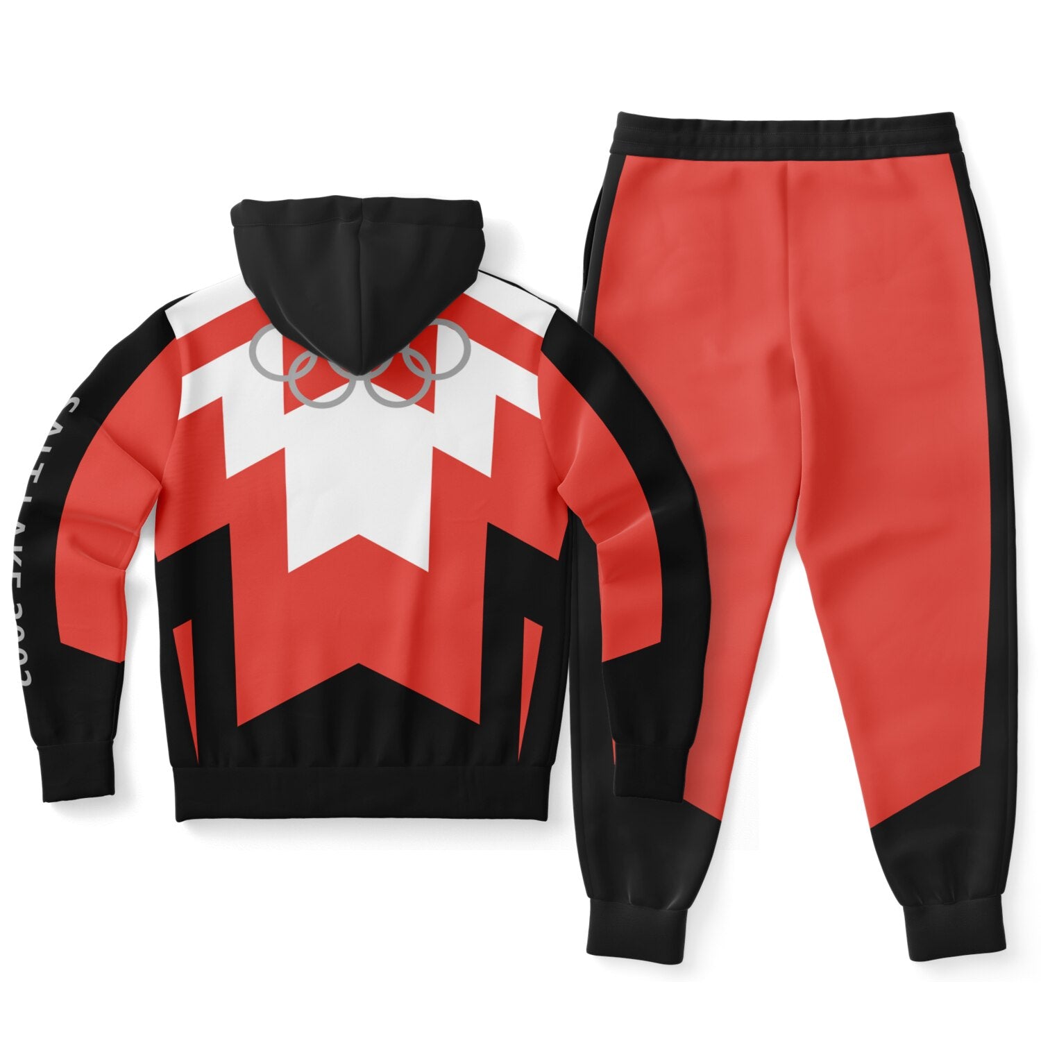 The Salt Lake 2002 Olympics Uniforms Hoodie & Jogger - Red