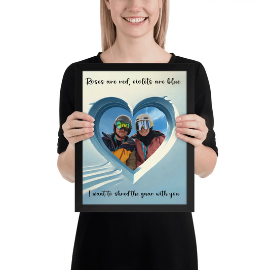 Snow Heart Poster