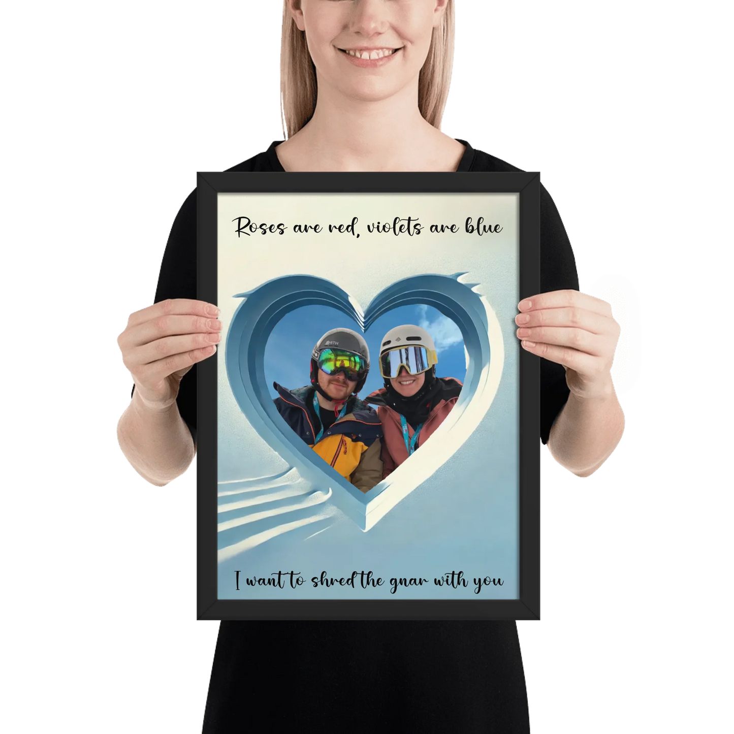 Snow Heart Poster