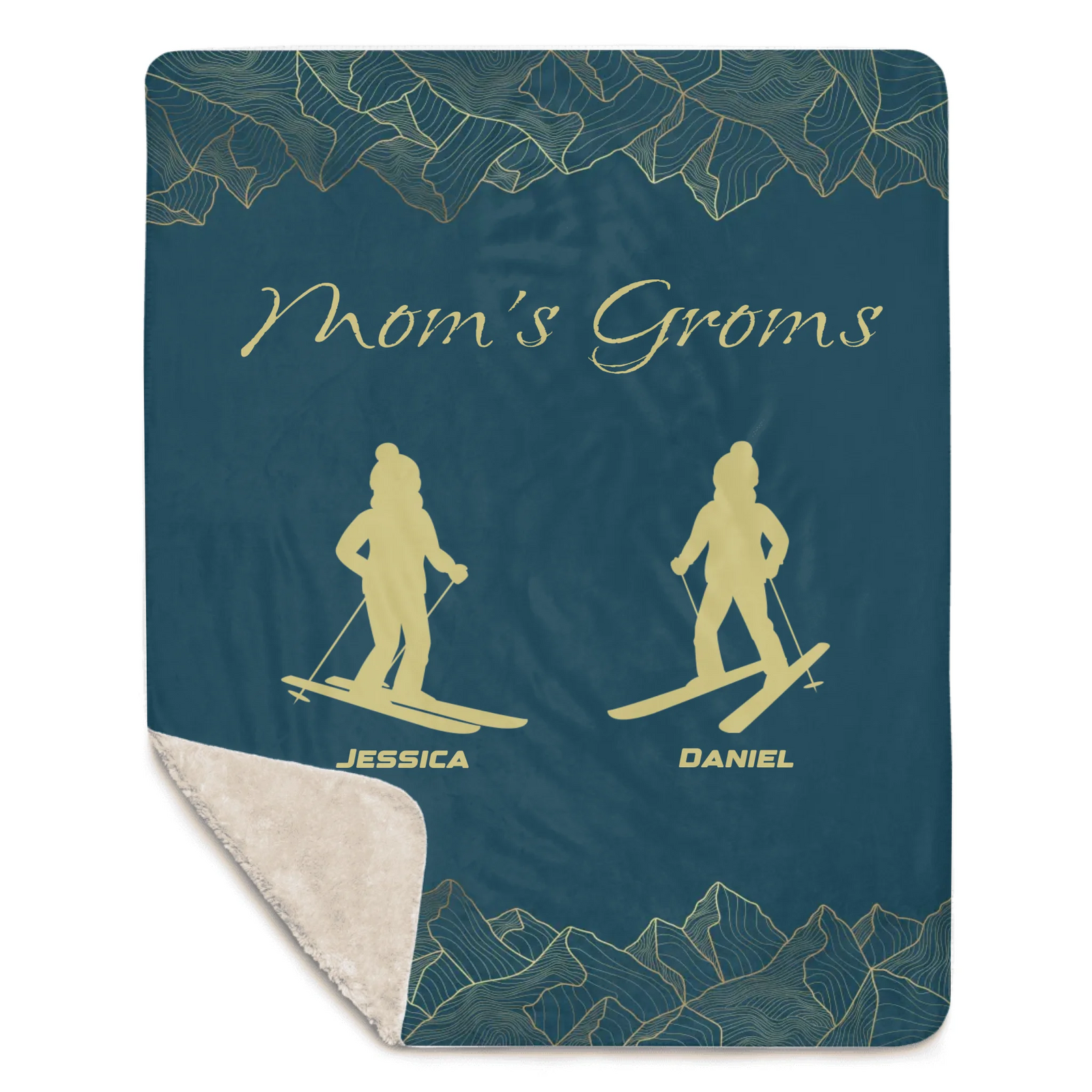 Mom's Groms Blanket - 2 Children