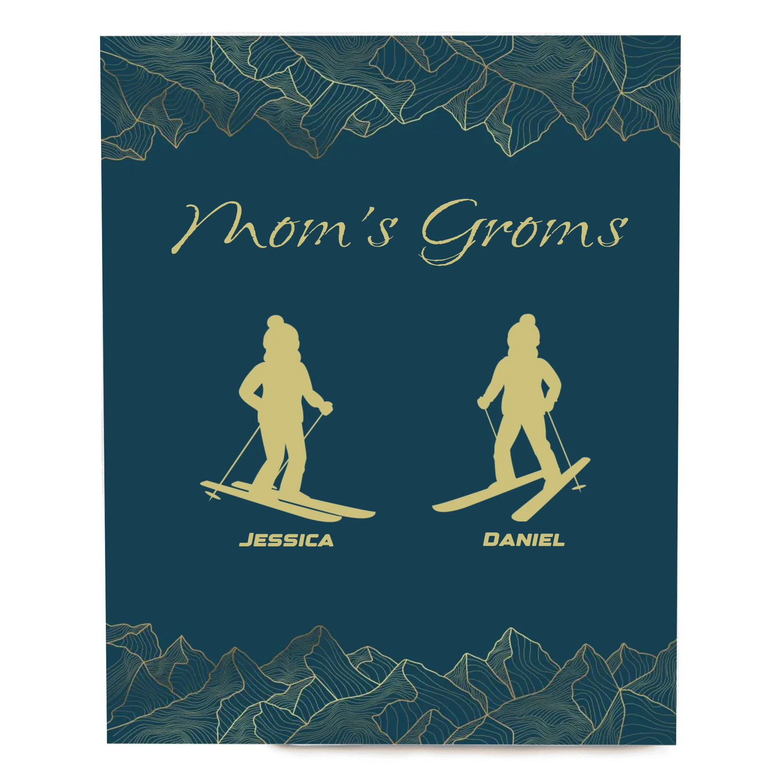 Mom's Groms Blanket - 2 Children