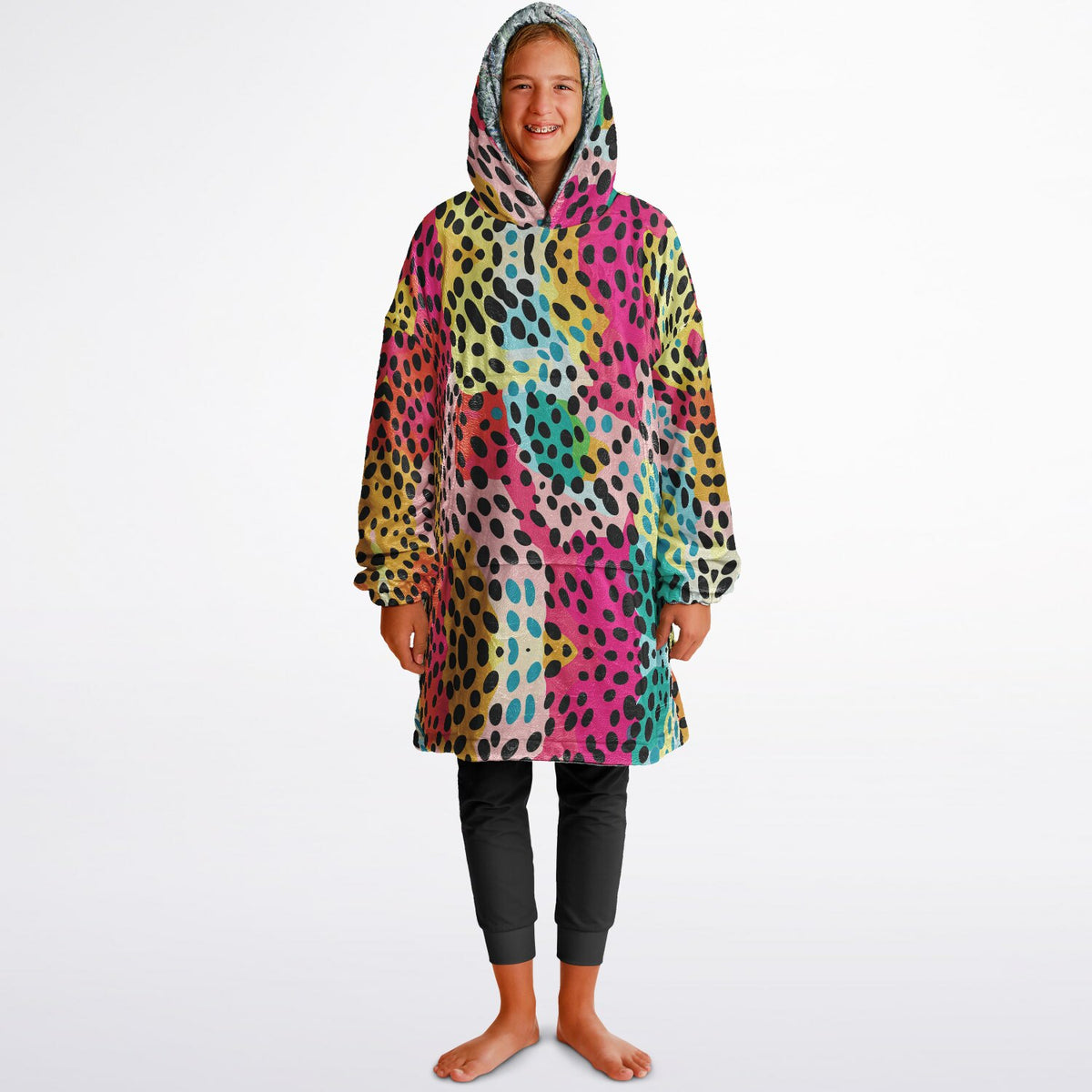 Powder Mountain, Utah Ski Resort Map Youth Reversible Snug Hoodie