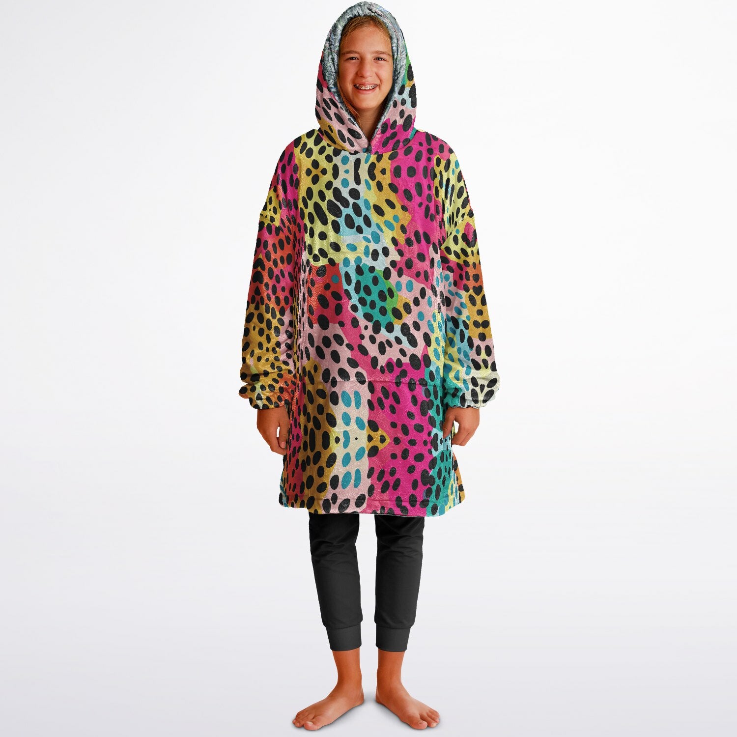 Powder Mountain, Utah Ski Resort Map Youth Reversible Snug Hoodie