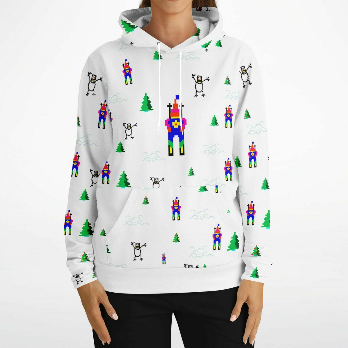 Ski Free Unisex Fashion Hoodie Set