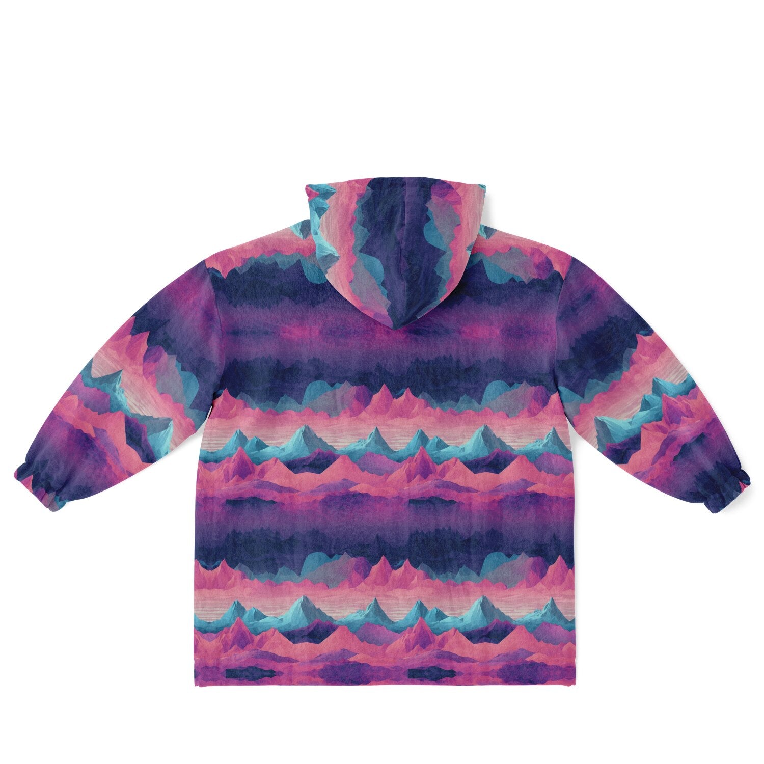 Powder Mountain, Utah Ski Resort Map Youth Reversible Snug Hoodie