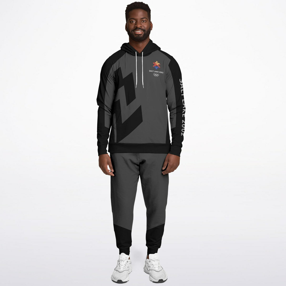 The Salt Lake 2002 Olympics Uniforms Hoodie &amp; Jogger - Black