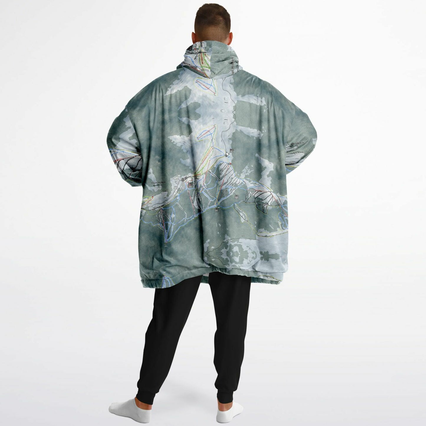 Mount Hotham, Australia Ski Trail Map - Snug Hoodie