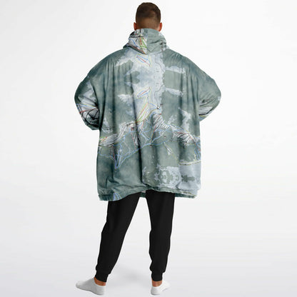 Mount Hotham, Australia Ski Trail Map - Snug Hoodie