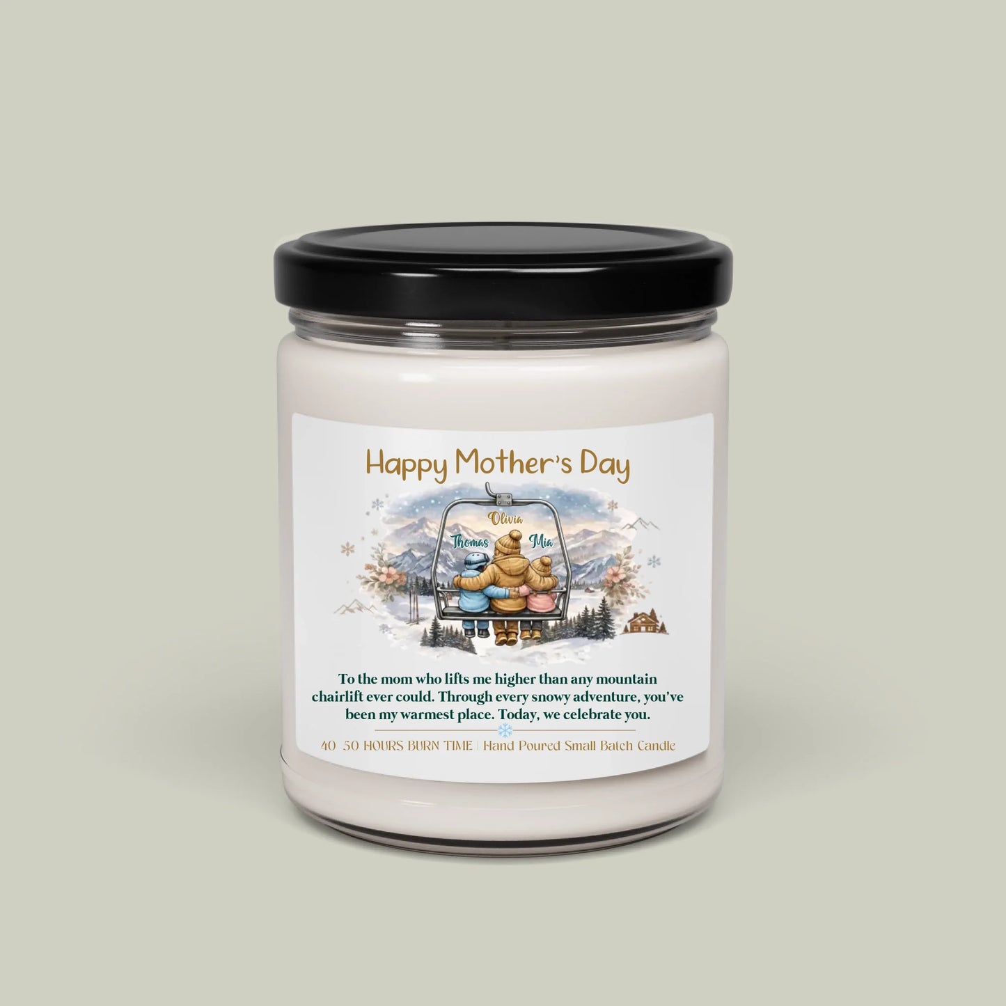 Personalized Mother’s Day Candle, Best Ever Mother's Day Gift