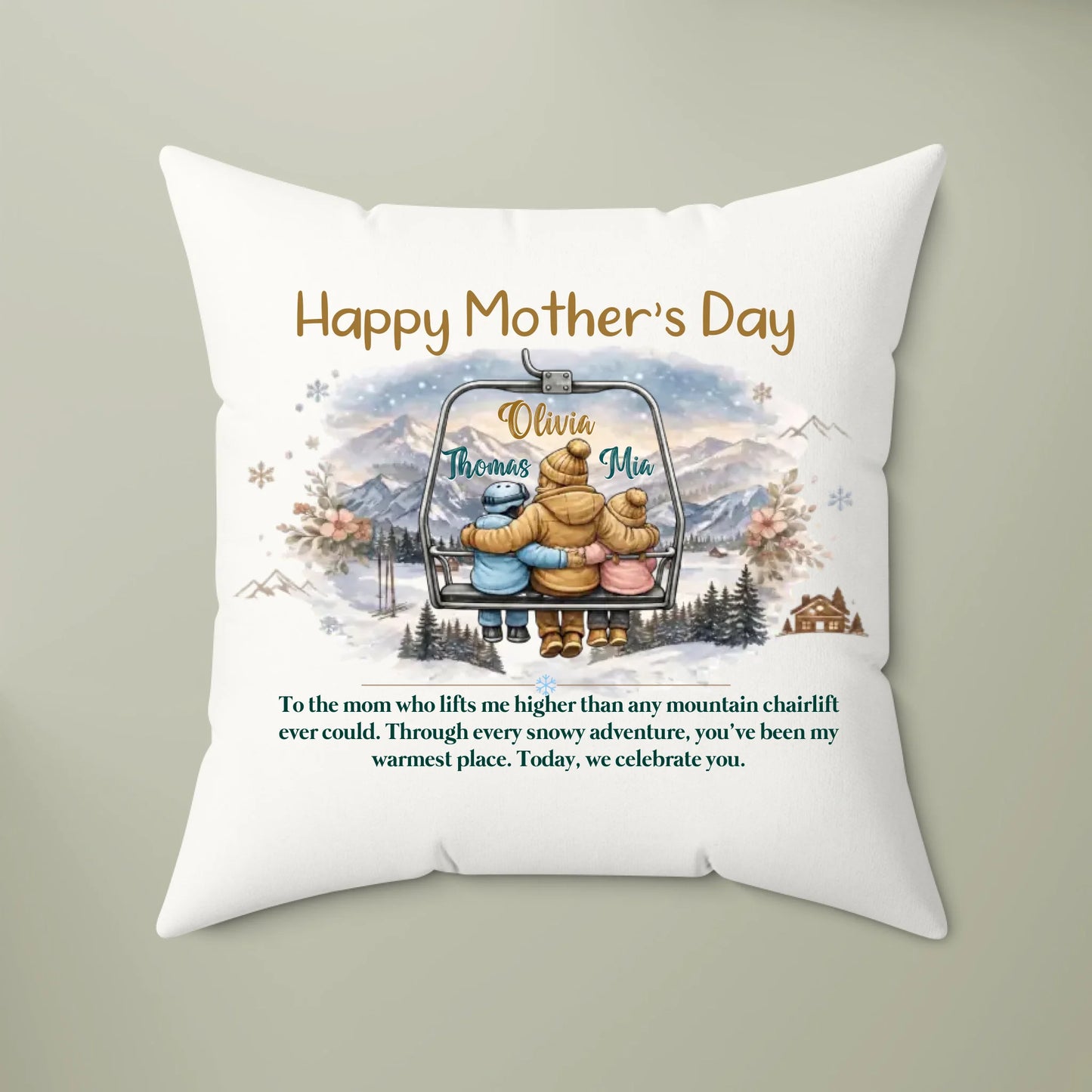 Personalized Mother’s Day Pillow, Best Ever Mother's Day Gift