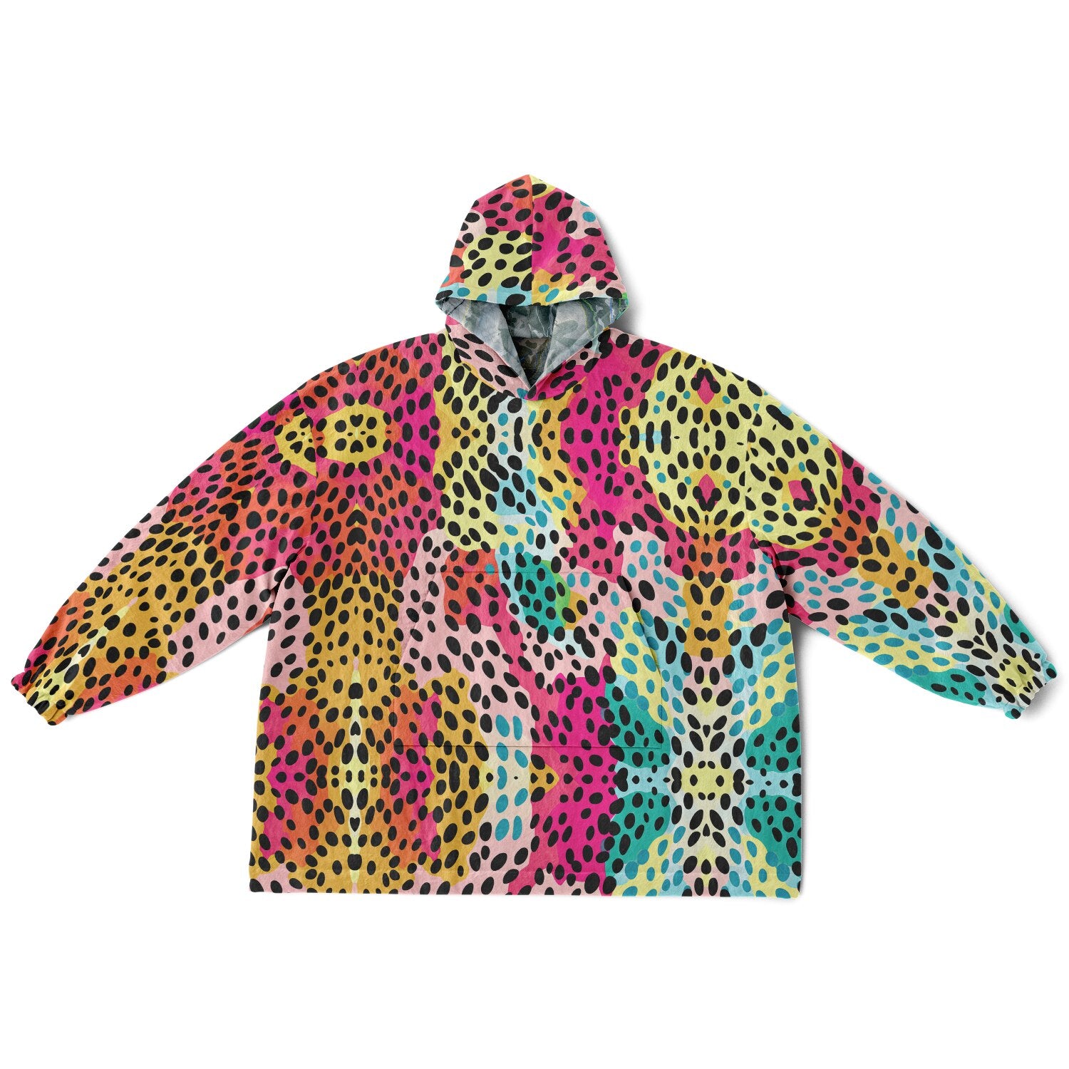 Powder Mountain, Utah Ski Resort Map Reversible Snug Hoodie